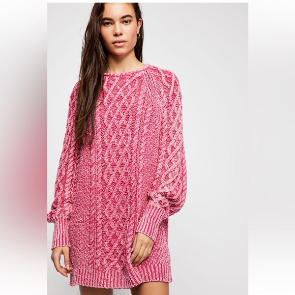 EUC Free People fisherman sweater wms Med - Picture 1 of 4